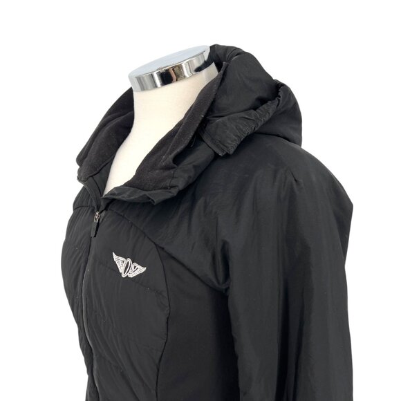 Lululemon Down For It All 700 Down Fill Hooded Running Jacket Black Size 8 - Picture 3 of 16